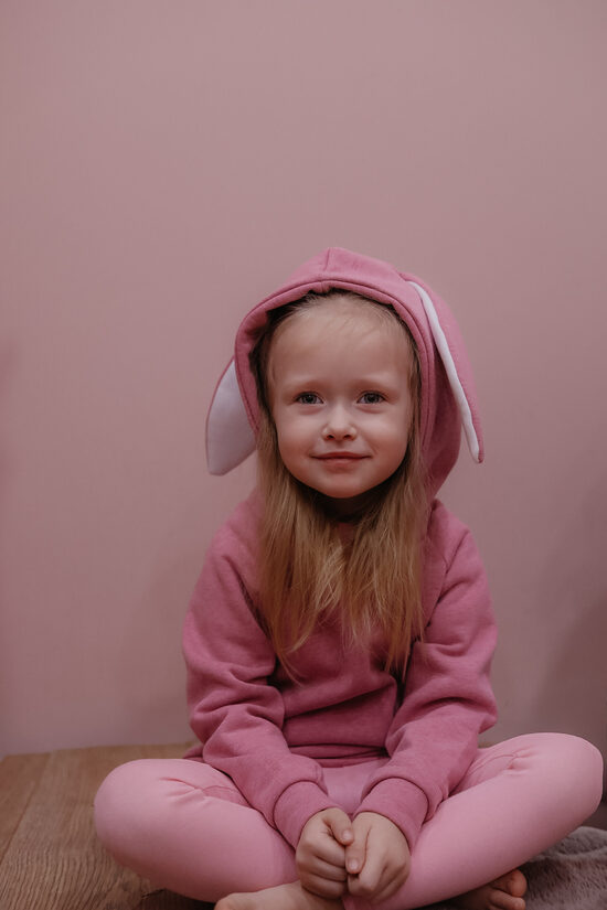 ROZĀ ZAĶU DŽEMPERIS