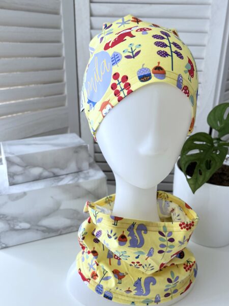  Cepure Mīļa dzeltenais pavasaris vienā kārtā